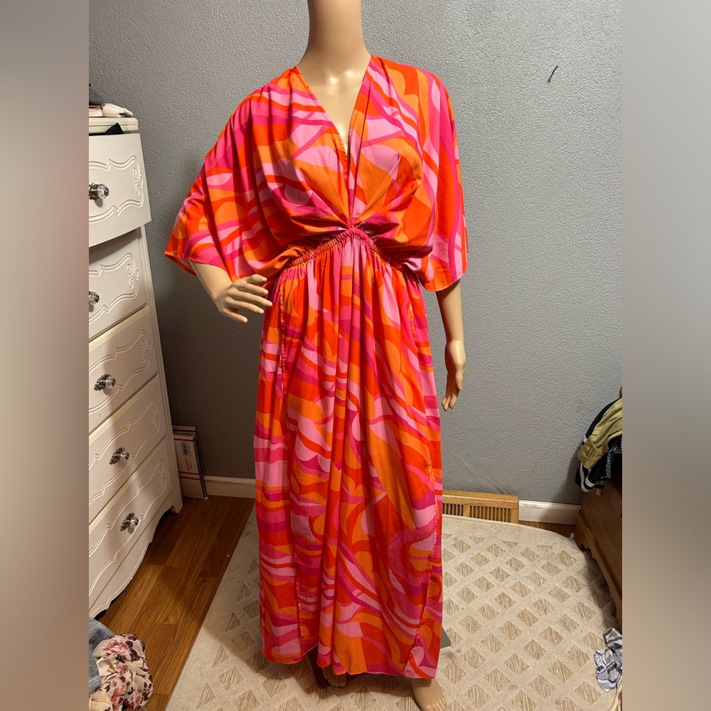 NWOT TCEC maxi dress size large - Picture 4 of 12
